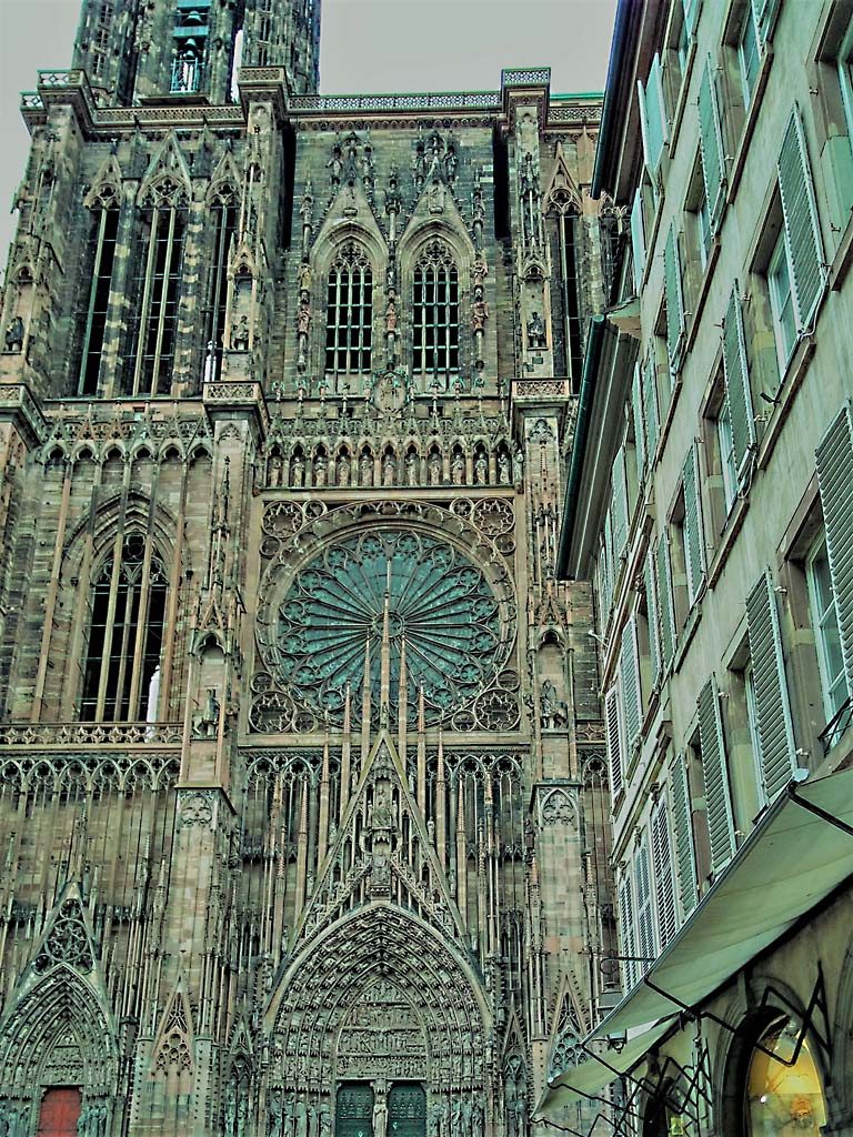 Straßburg_Strasbourg_Kathedrale_Cathedrale_Münster_Vorderansicht